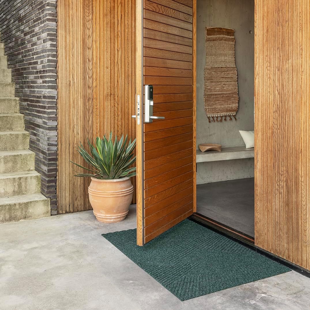 Entrance Doormat Dirt-Trapping & Moisture-Absorbent Non-Slip Backing