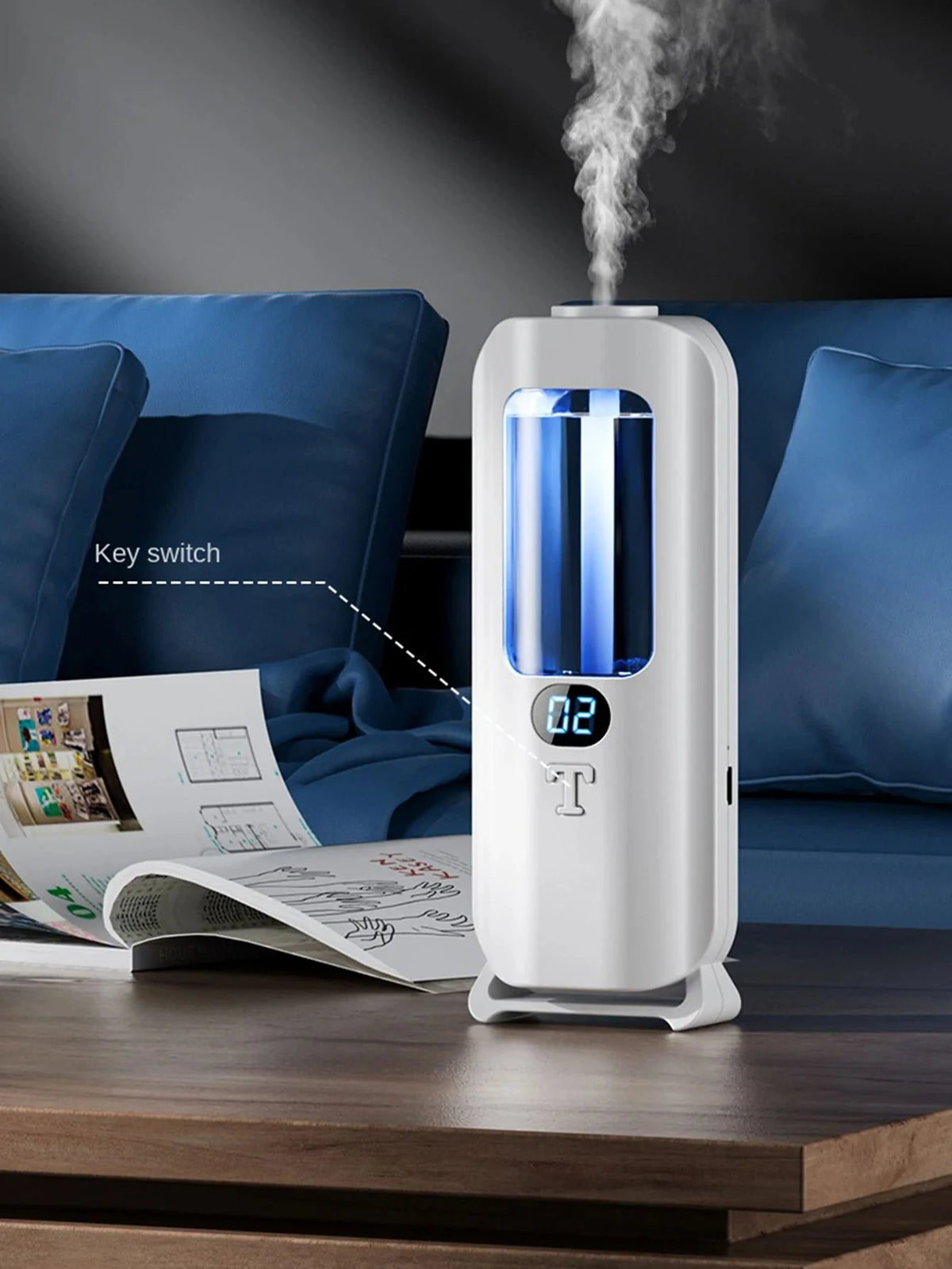 Essential Oil Diffuser Five Spray Modes Rechargeable Wall-Mountable