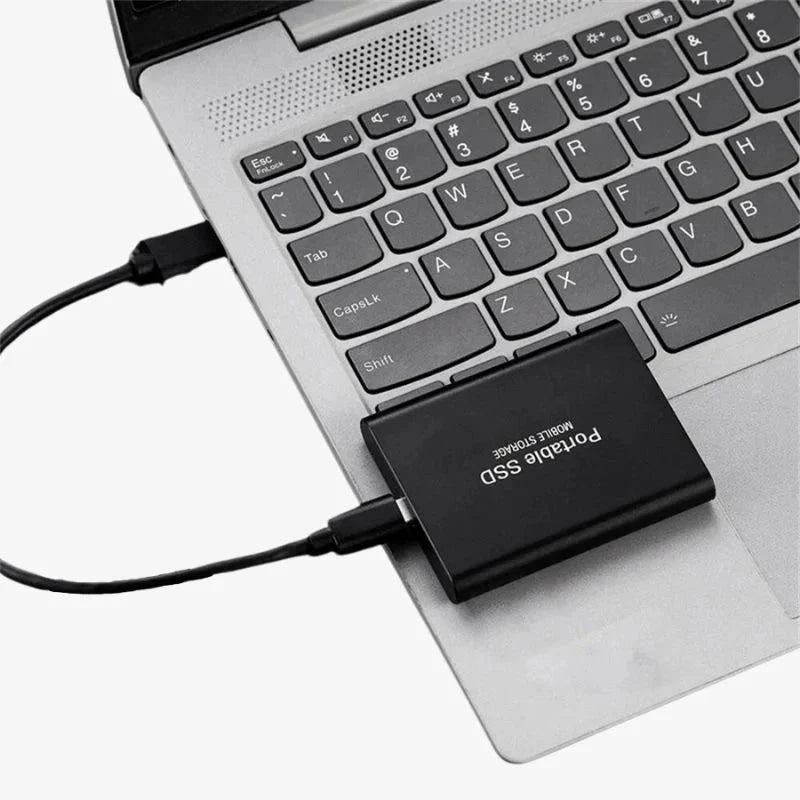 External SSD 128GB USB-C 520 MB/s Shockproof Aluminum
