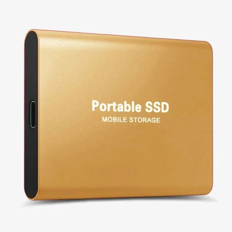 External SSD 128GB USB-C 520 MB/s Shockproof Aluminum