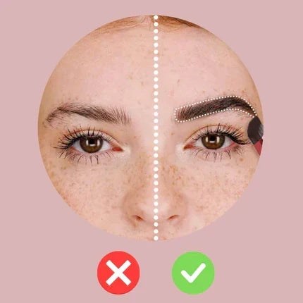 Eyebrow Brush Angled Fine Bristles Microblading Effect