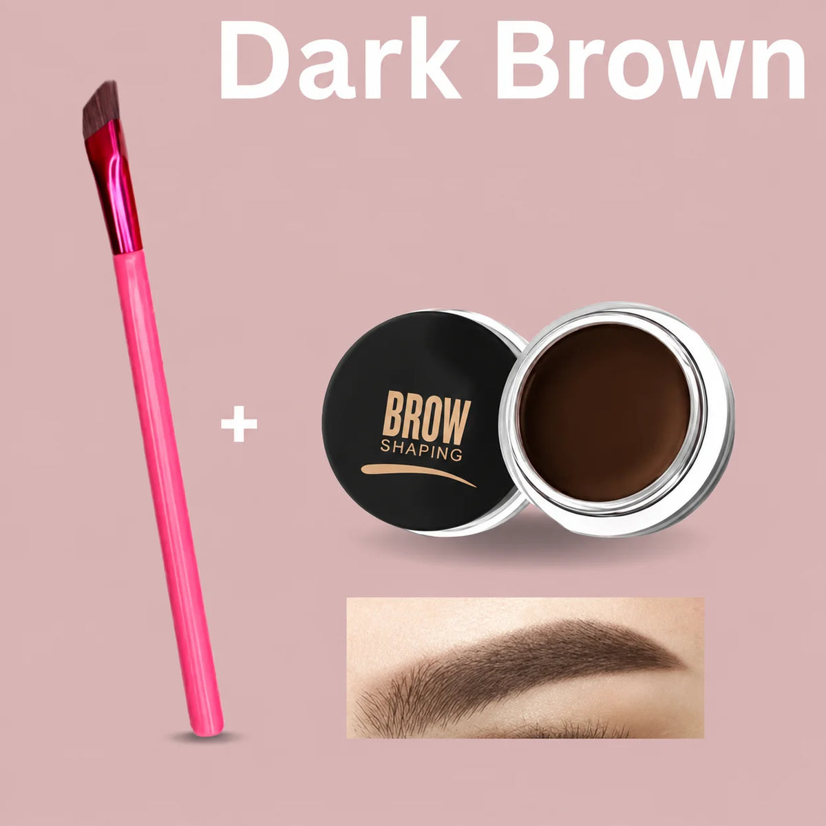 Eyebrow Brush Angled Head & Ultra-Thin Bristles