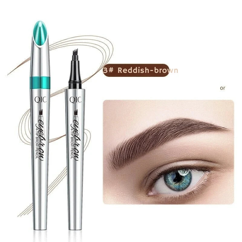 Eyebrow Pencil 4-Prong Microblading Tip Waterproof & Smudge-Proof