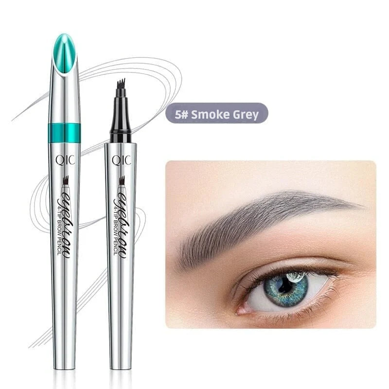 Eyebrow Pencil 4-Prong Microblading Tip Waterproof & Smudge-Proof