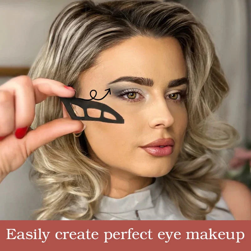 Eyeshadow Stencil Contoured Lash-Line Washable & Reusable
