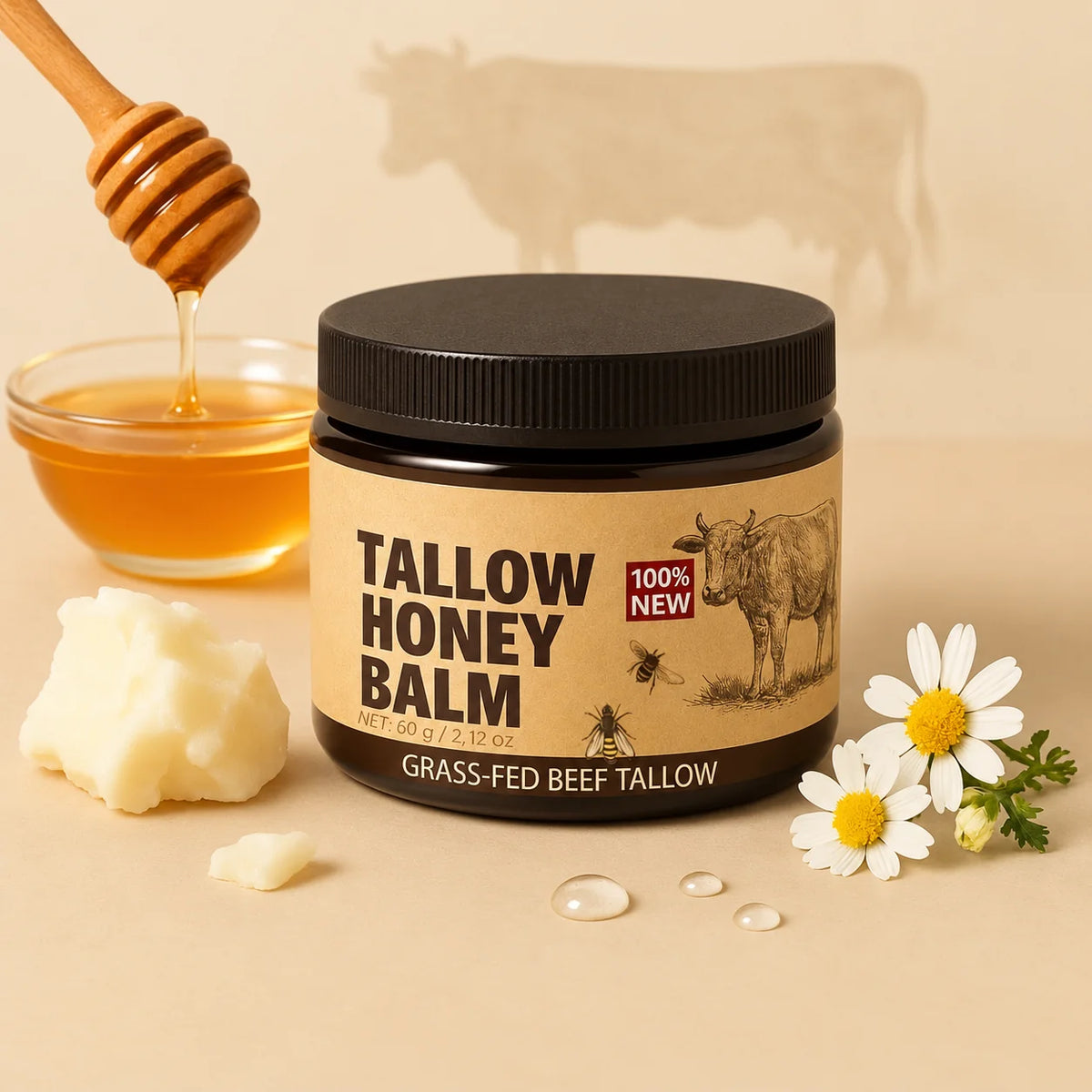 Face & Body Cream Whipped Fast-Absorbing Non-Greasy