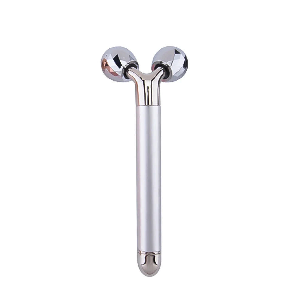 Facial Roller 360 Degree Rotation Adjustable Speed Aluminum Handle