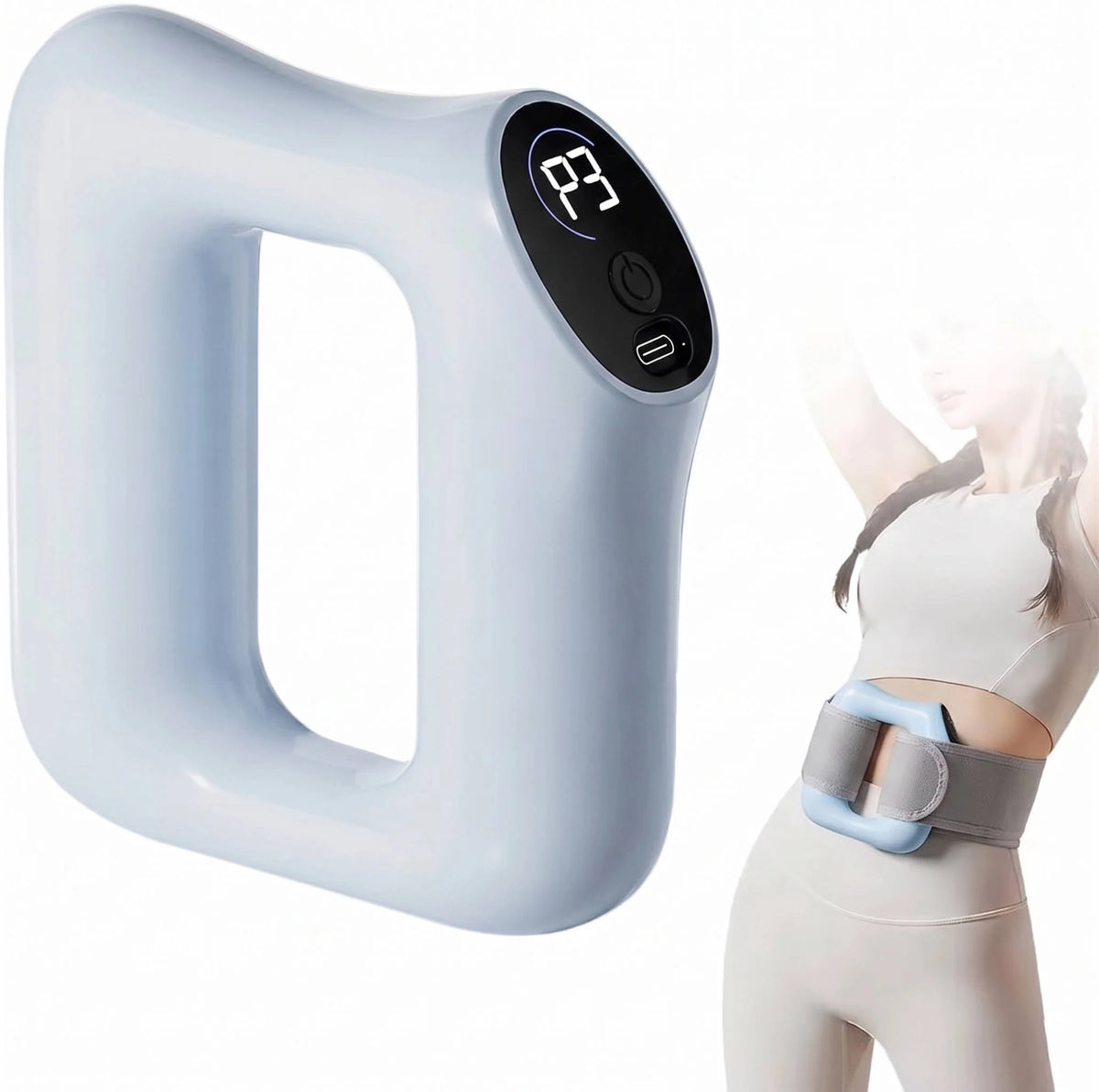 Fascia Ring Massager Hands-Free Adjustable Strap