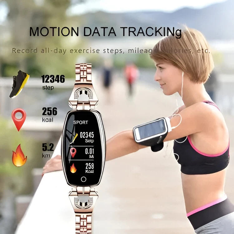 Fitness Bracelet Heart Rate & Color Touchscreen Interchangeable Chains