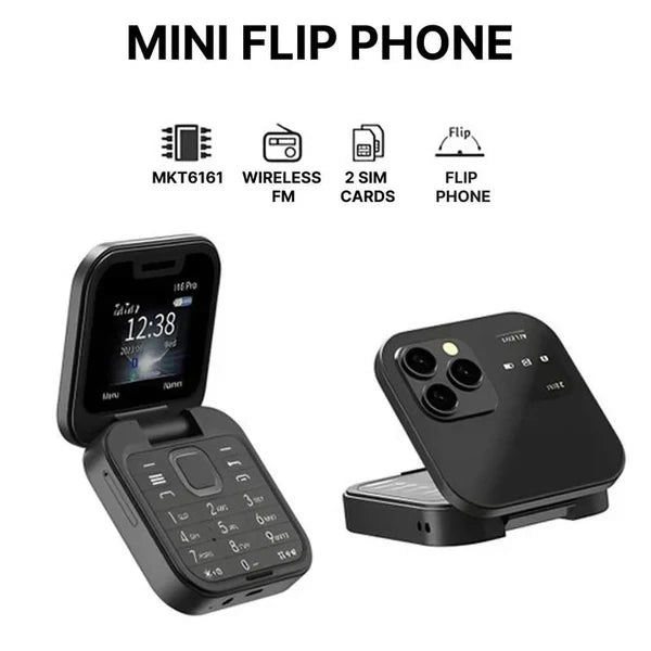 Flip Phone Dual SIM Foldable Design Long Battery Life