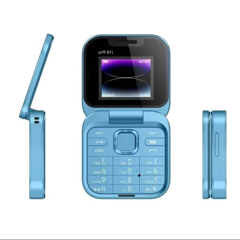 Flip Phone Large Display Dual SIM Long Battery Life