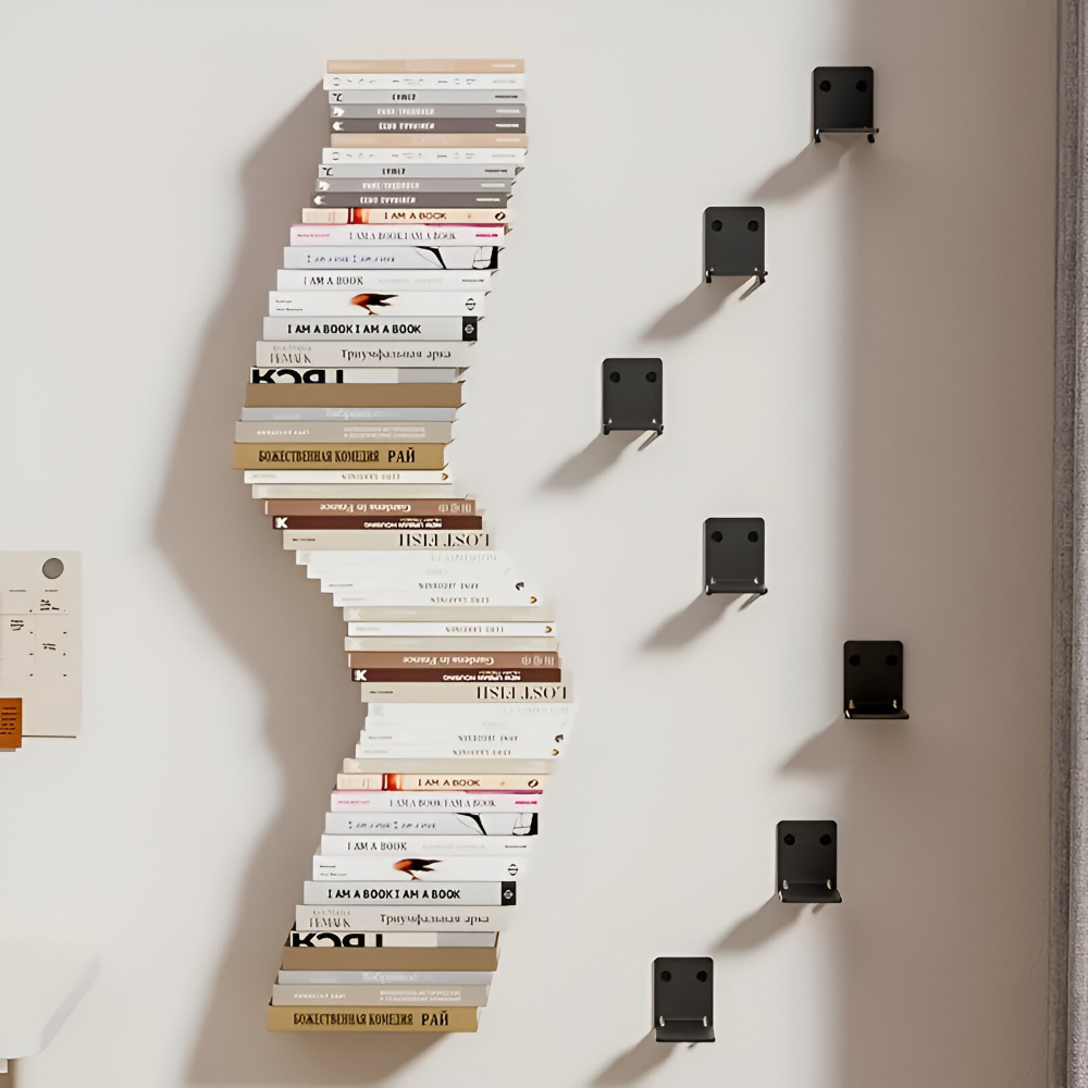 Floating Shelf Invisible Bracket Painted Iron Wall-Mounted