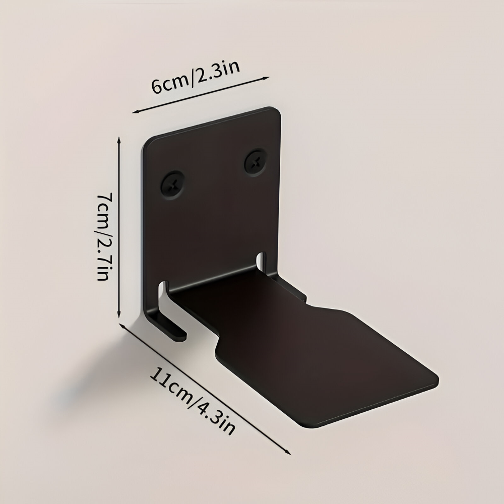 Floating Shelf Invisible Bracket Painted Iron Wall-Mounted