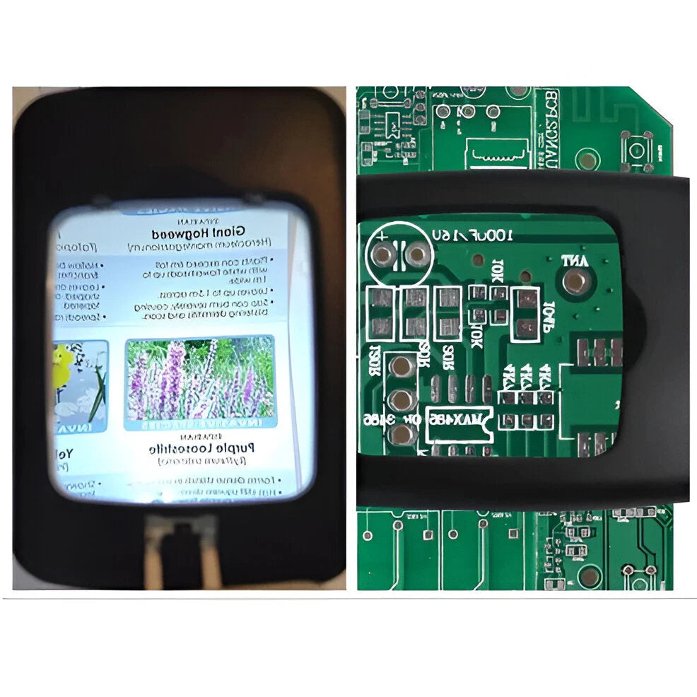 Floor Magnifier Lamp 8x10 Inch Lens 3X Magnification