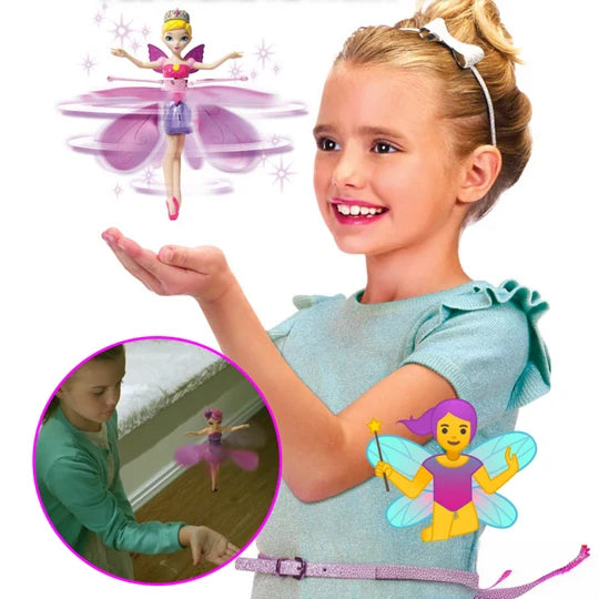 Flying Fairy Toy Motion-Sensor LED USB Rechargeable