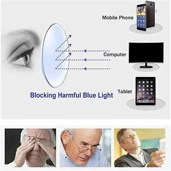 Focus Glasses Independent Lens Dials Lightweight Frame