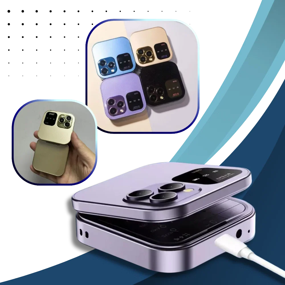 Folding Cell Phone Dual Nano SIM All-Day Battery