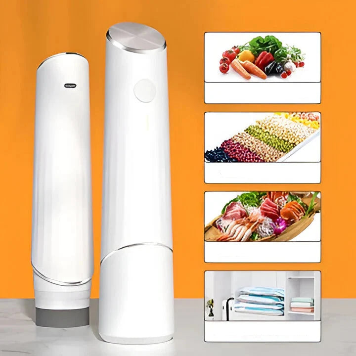 Food Vacuum Sealer Cordless Rechargeable One-Touch Operation