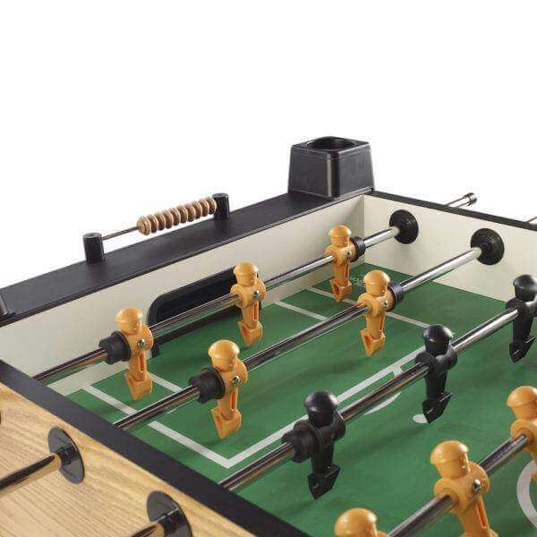 Foosball Table Reinforced Play Surface Chrome-Plated Rods Adjustable Feet