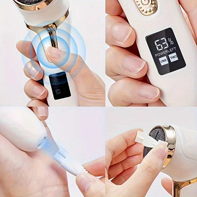 Foot Callus Remover Built-In Vacuum USB Rechargeable & Waterproof