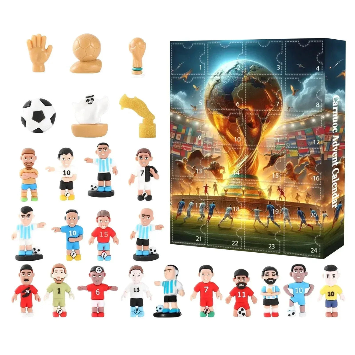 Football Advent Calendar 24 Daily Toy Surprises