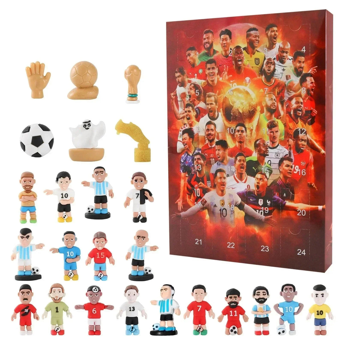 Football Advent Calendar 24 Daily Toy Surprises
