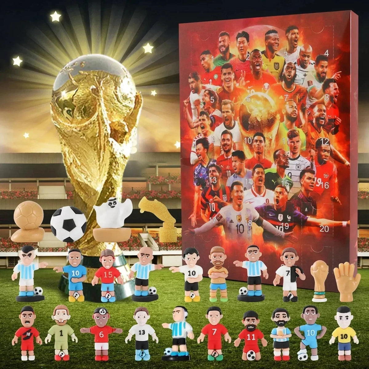 Football Advent Calendar 24 Daily Toy Surprises