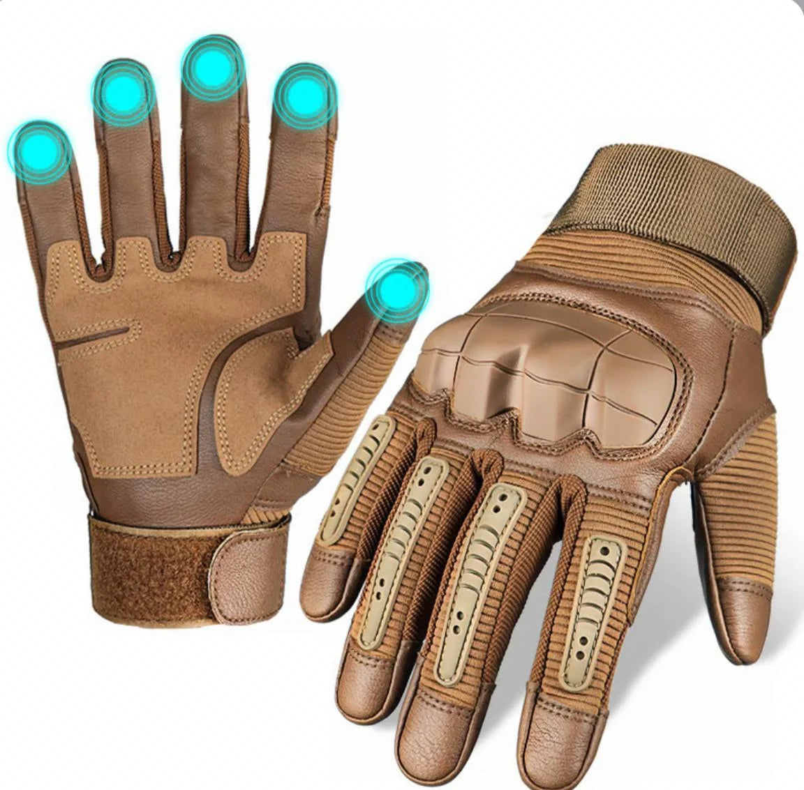 Full-Finger Gloves Kevlar Cut-Resistant TPR Knuckle Guard