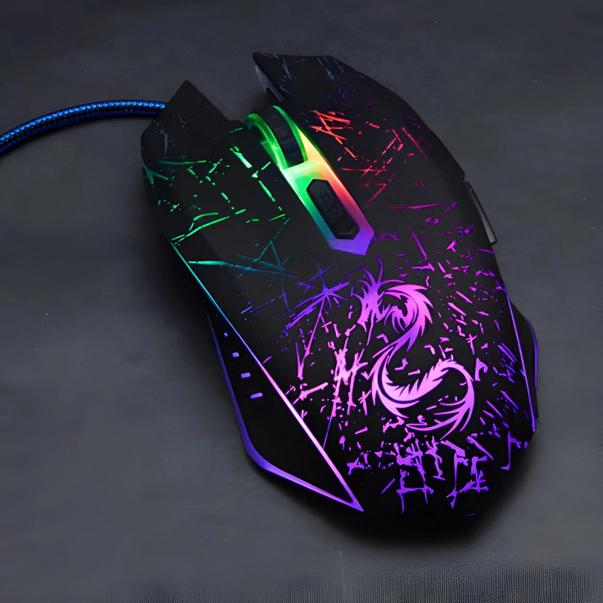 Gaming Mouse Wired 3200 DPI 6 Programmable Buttons