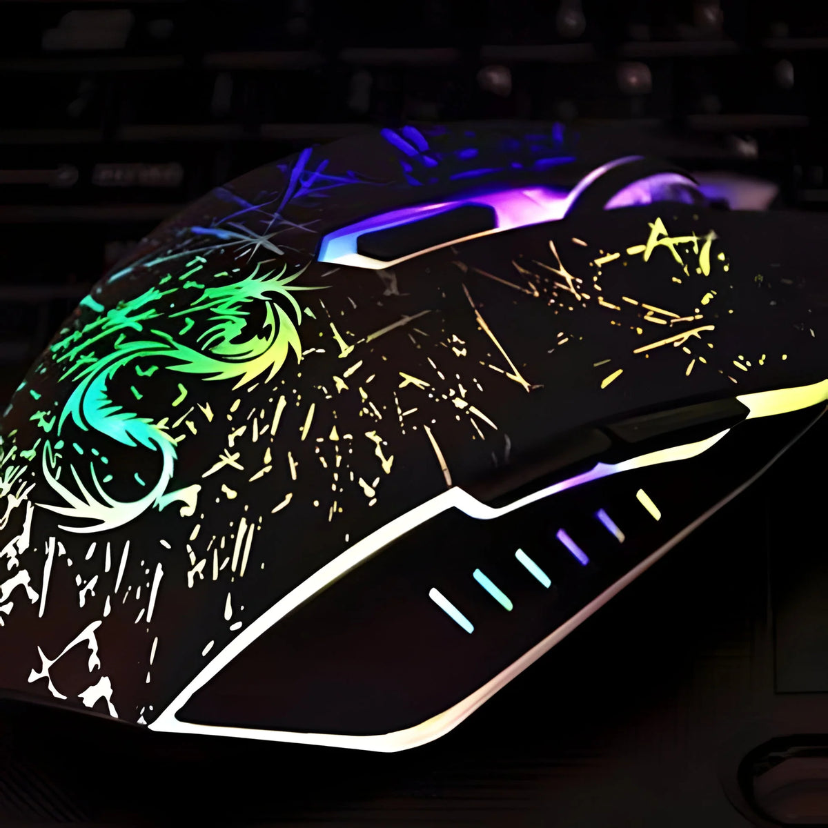 Gaming Mouse Wired 3200 DPI 6 Programmable Buttons