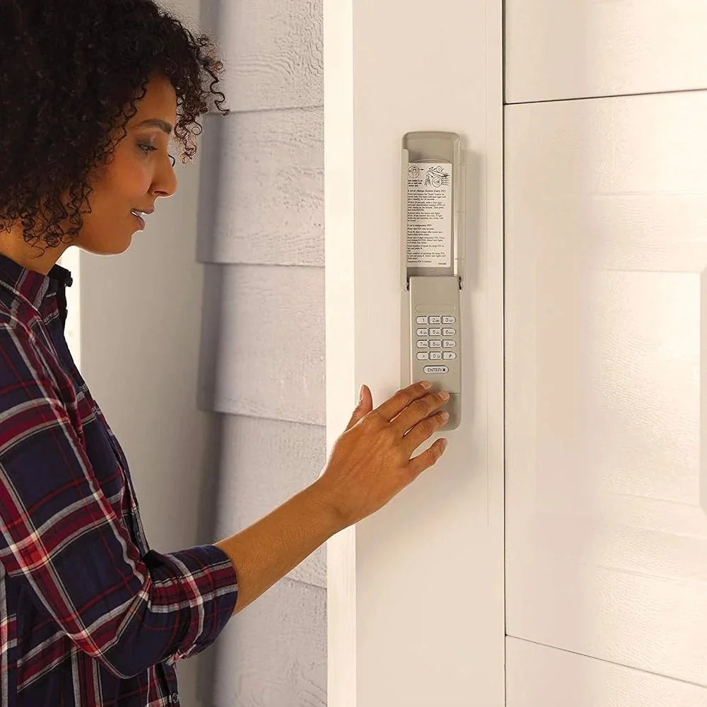 Garage Opener Keypad Wireless 3-Channel Backlit & Weatherproof
