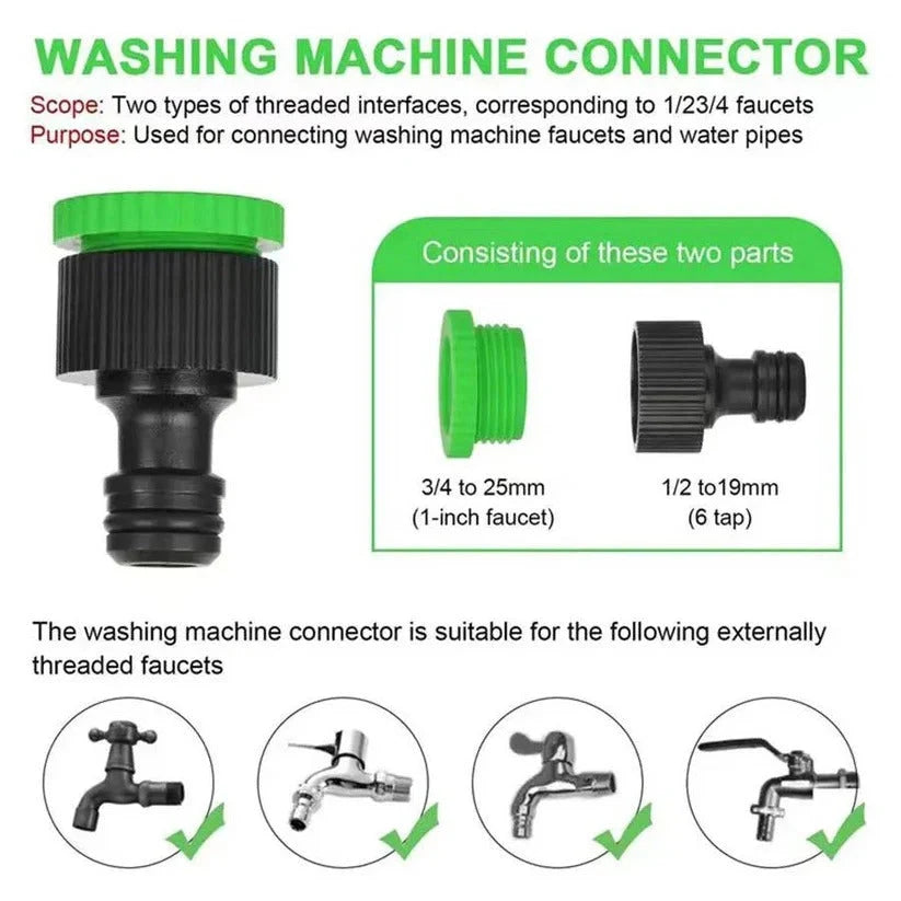 Garden Hose Expandable Automatic Retraction 7 Spray Patterns