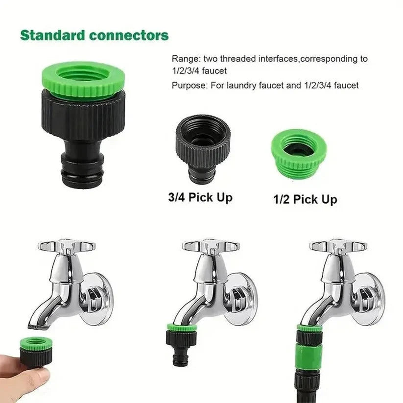 Garden Hose Expandable Automatic Retraction 7 Spray Patterns