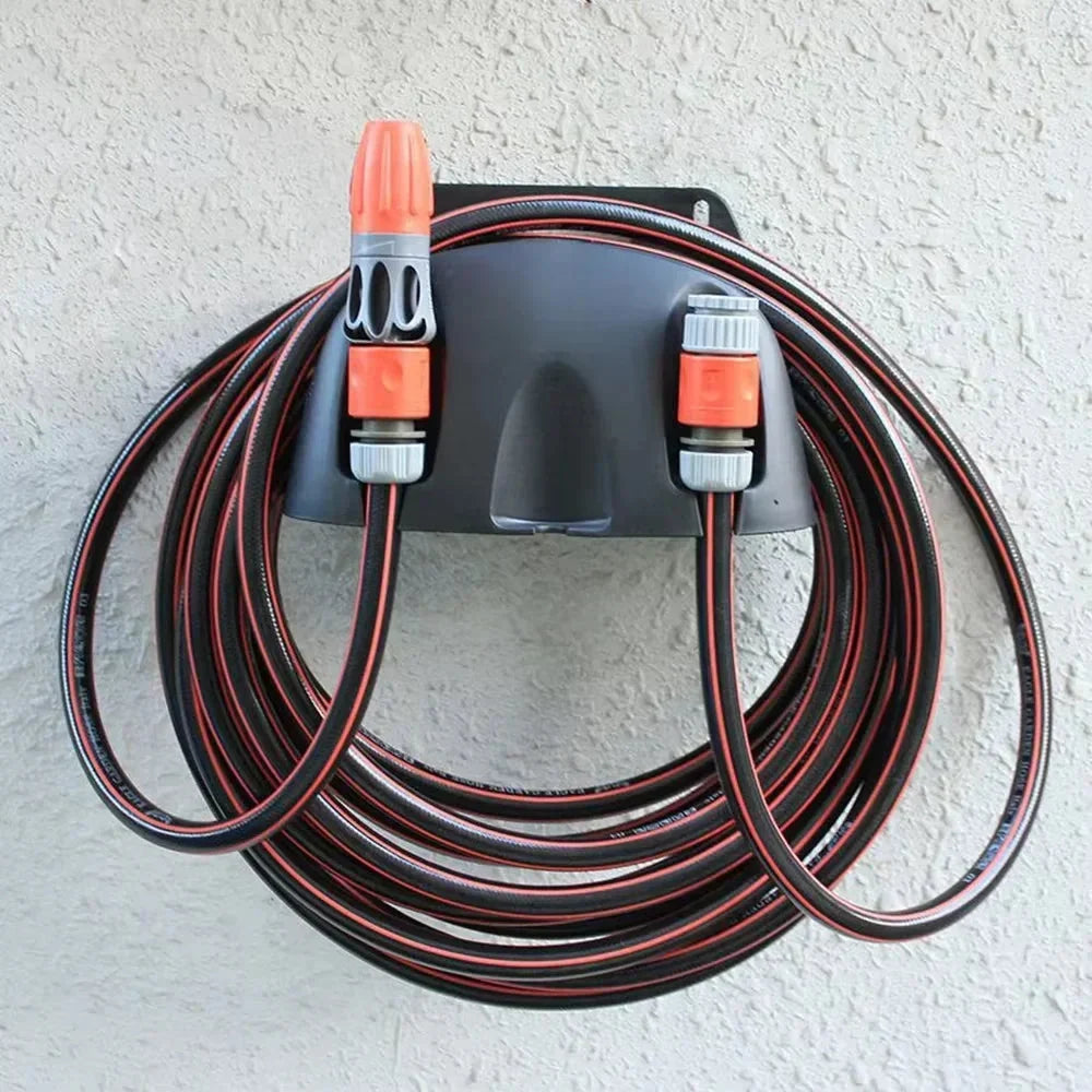 Garden Hose Holder Weatherproof Wall-Mount Multiple Hose Slots