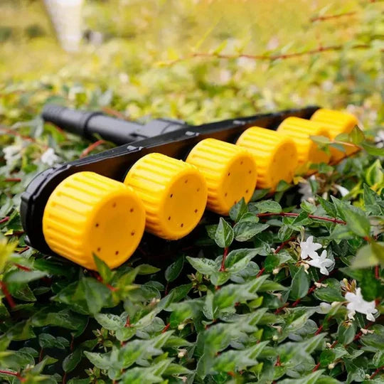 Garden Hose Nozzle Adjustable Spray Patterns Quick-Connect Water-Efficient