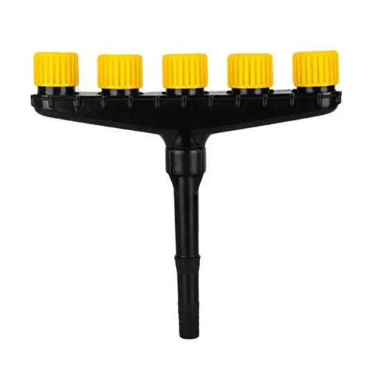 Garden Hose Nozzle Adjustable Spray Patterns Quick-Connect Water-Efficient