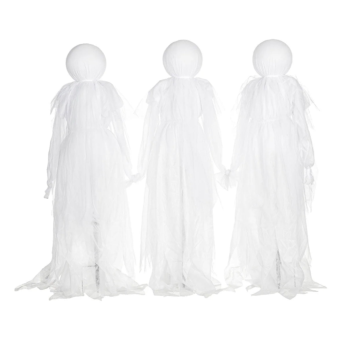 Ghost Garden Stakes Glow & Flicker Set of 3