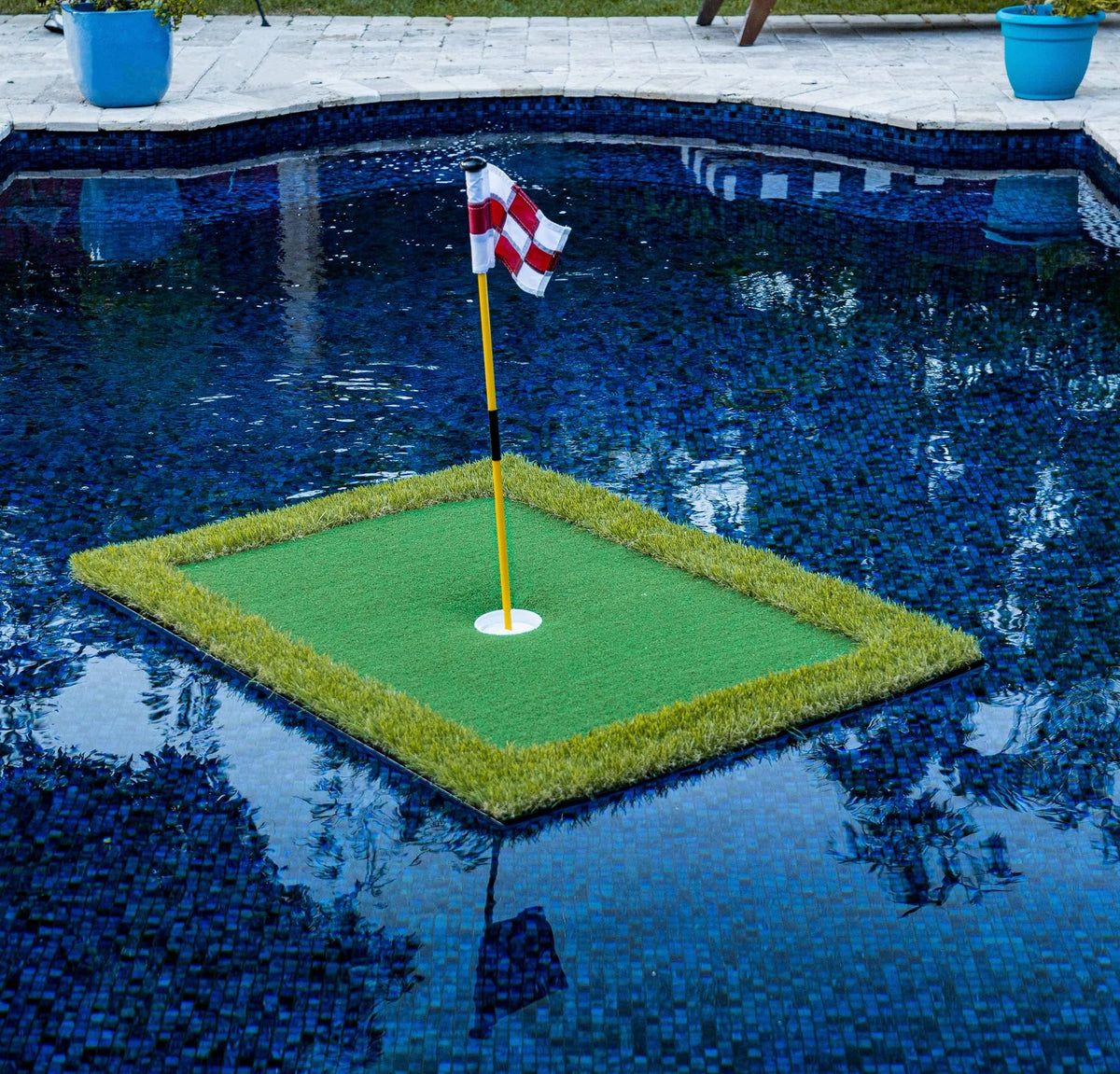 Golf Chipping Mat Floating Synthetic Turf