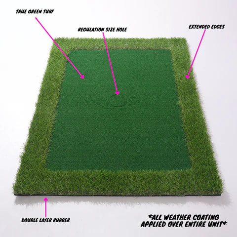 Golf Chipping Mat Floating Synthetic Turf