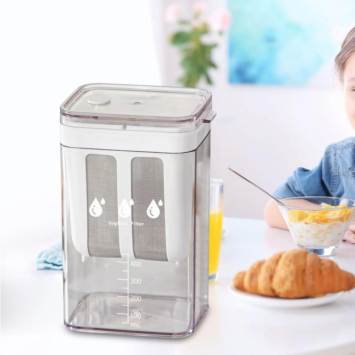 Greek Yogurt Strainer Stainless Steel Mesh Fridge Safe