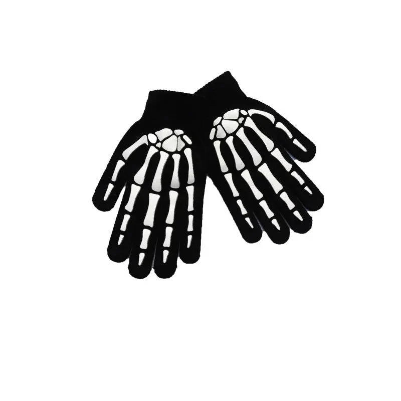 Grim Reaper Costume Glowing Hood & Glow-In-The-Dark Gloves