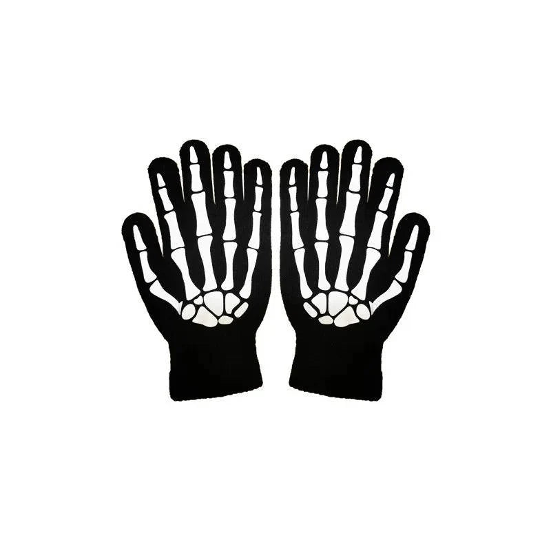 Grim Reaper Costume Glowing Hood & Glow-In-The-Dark Gloves