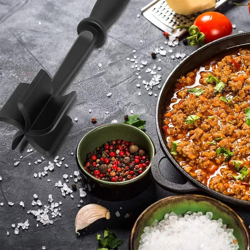 Ground Meat Chopper Five-Blade Heat-Resistant Nylon
