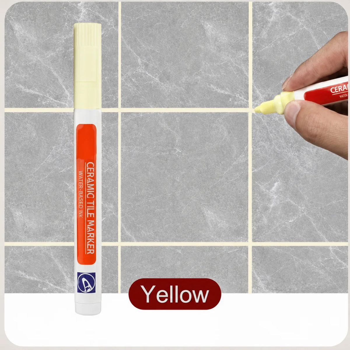 Grout Pen Waterproof & Mold-Resistant Precision Tip