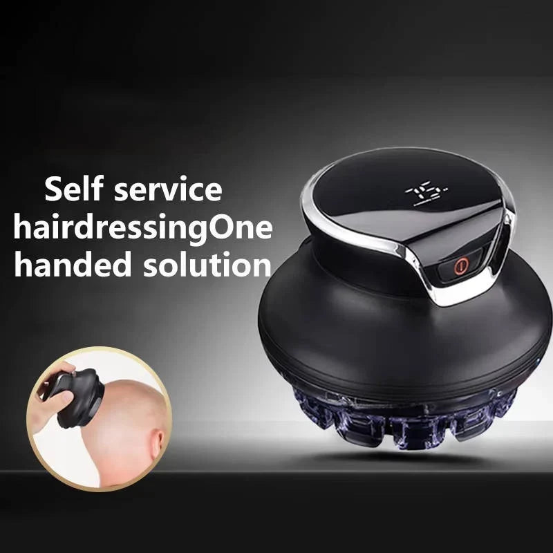 Hair Clipper Cordless 360-Degree Rotating Head Stainless Steel Blades