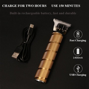 Hair Clipper Set Cordless Ceramic Blades Foil Shaver