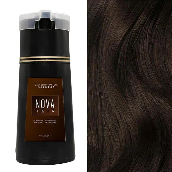 Hair Dye Shampoo Quick Gray Coverage No Mixing