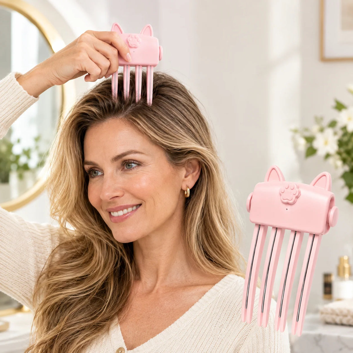 Hair Volumizer Cordless Root-Lifting Two Heat Settings