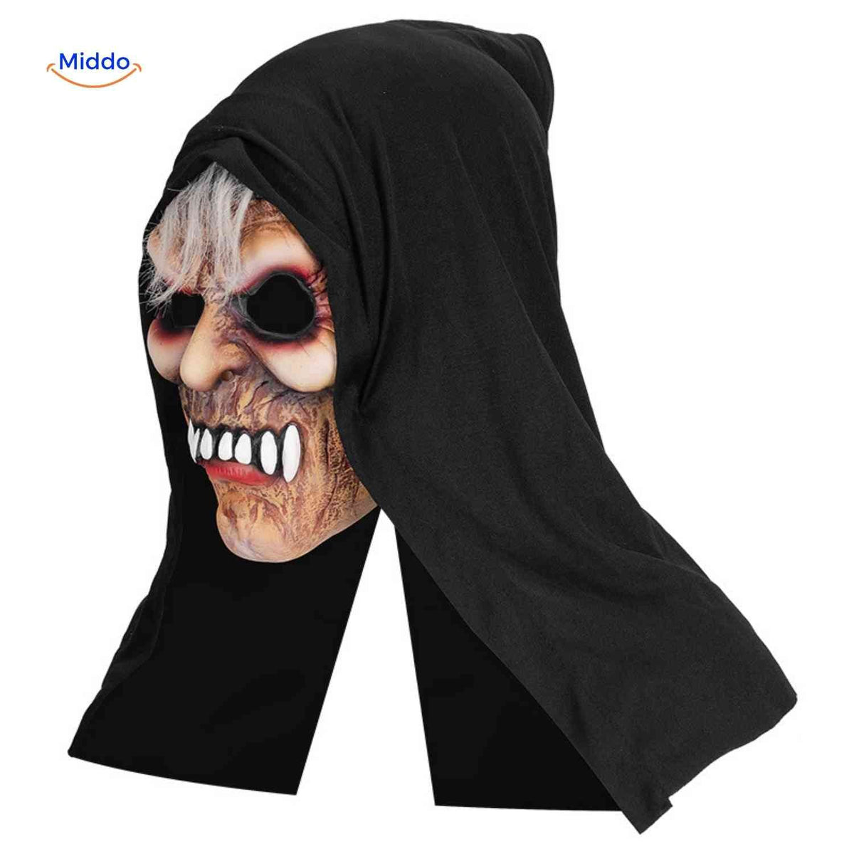 Halloween Mask Full Face Integrated Hood Breathable Visibility