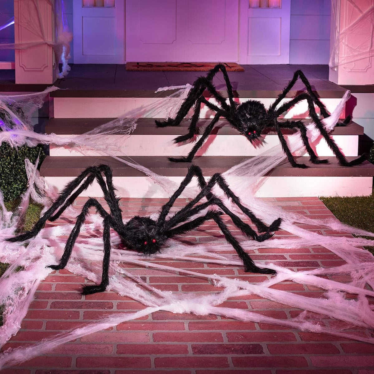 Halloween Spider Decorations 63-Inch Bendable Legs Set of 2